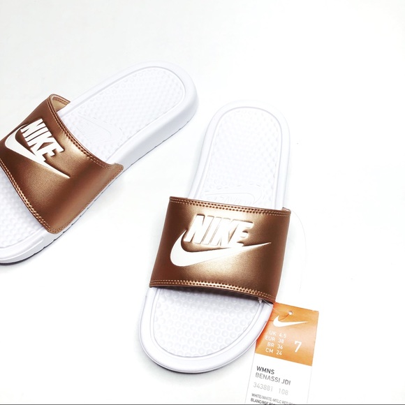 nike benassi bronze